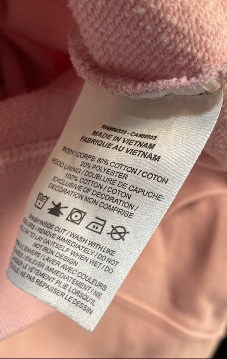 Nike Women's Pink Pullover Hoodie Embroidered Futura Logo Sz M