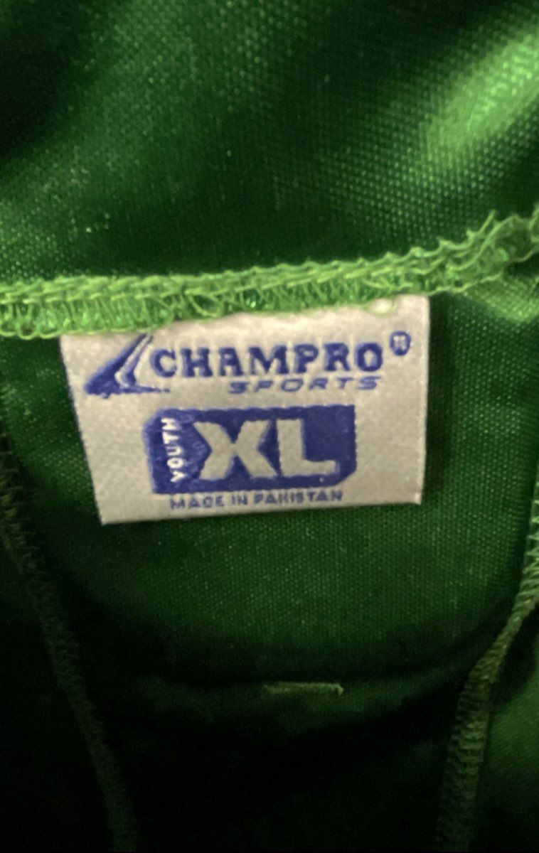Champro Sports Youth Green Integrated Pad Football Pants SX-11214 Size XL