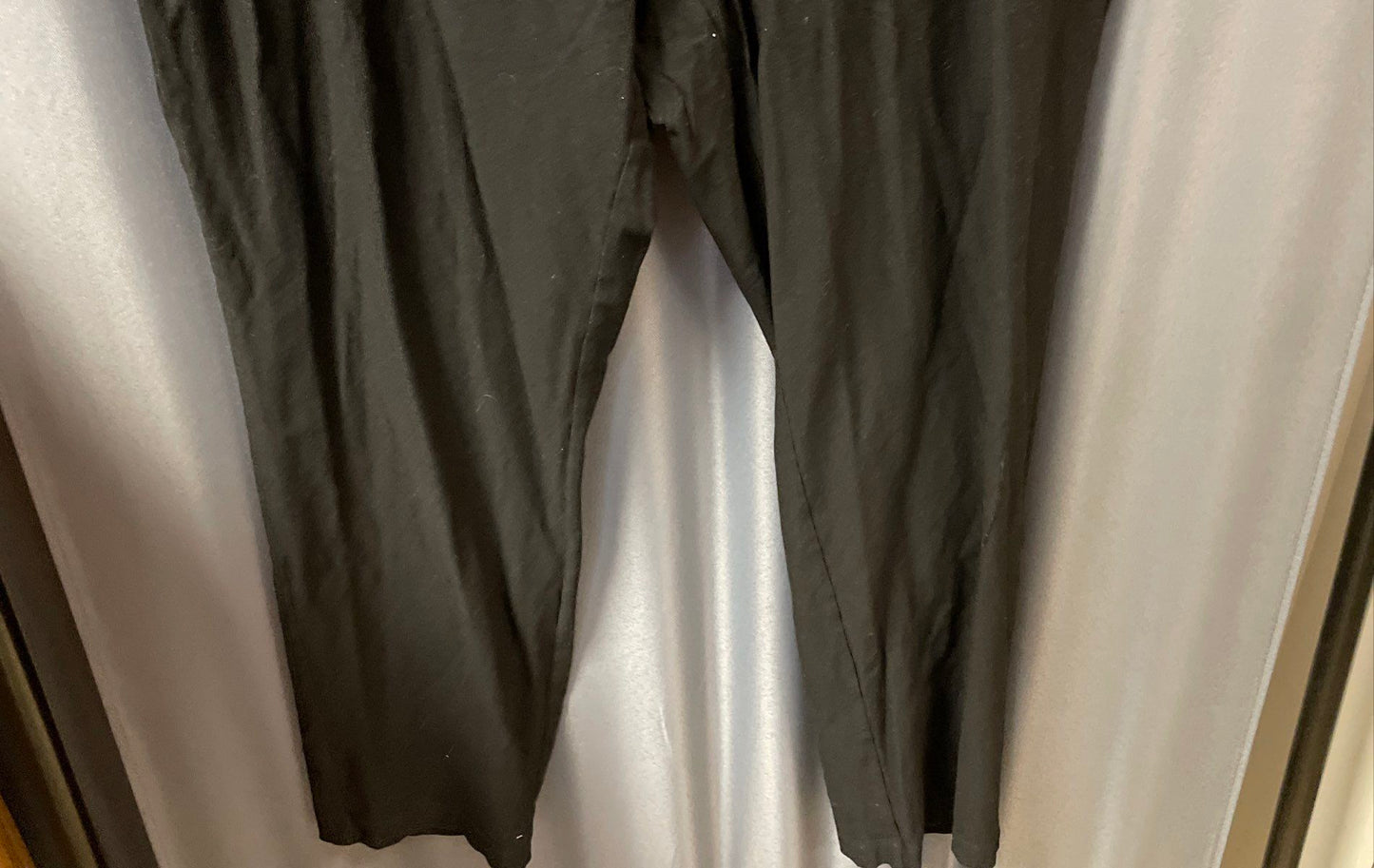 Eileen Fisher Women's Black Viscose Blend Stretch Jersey Leggings Sz XXL