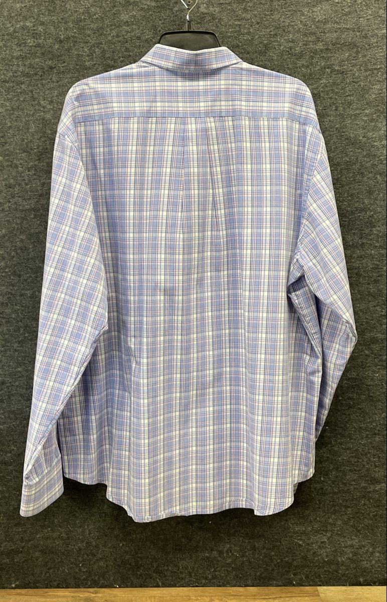Izod Men's Lot of 2 Long Sleeve Plaid Check Button Down Shirts Sz XXL