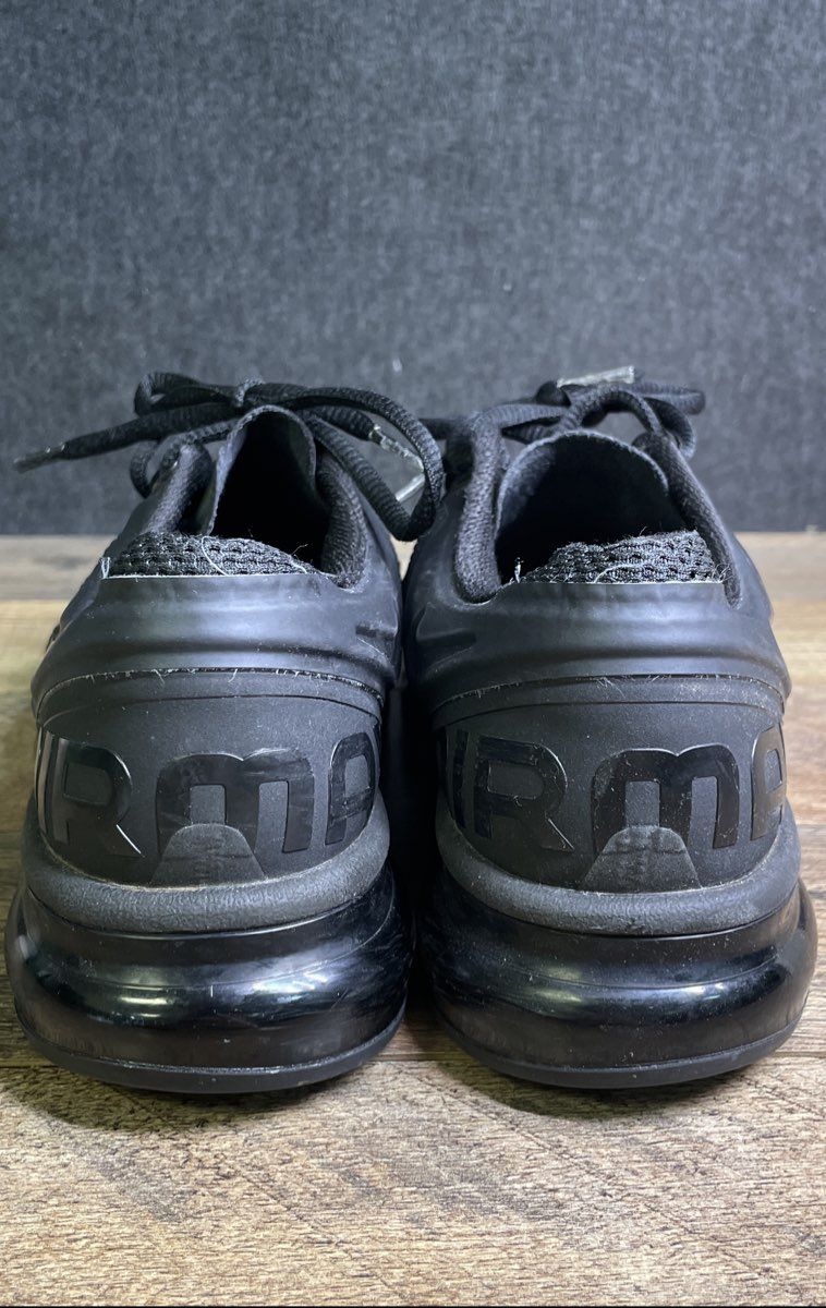 Nike Air Max 2013 Triple Black Youth Running Shoes Size 7Y