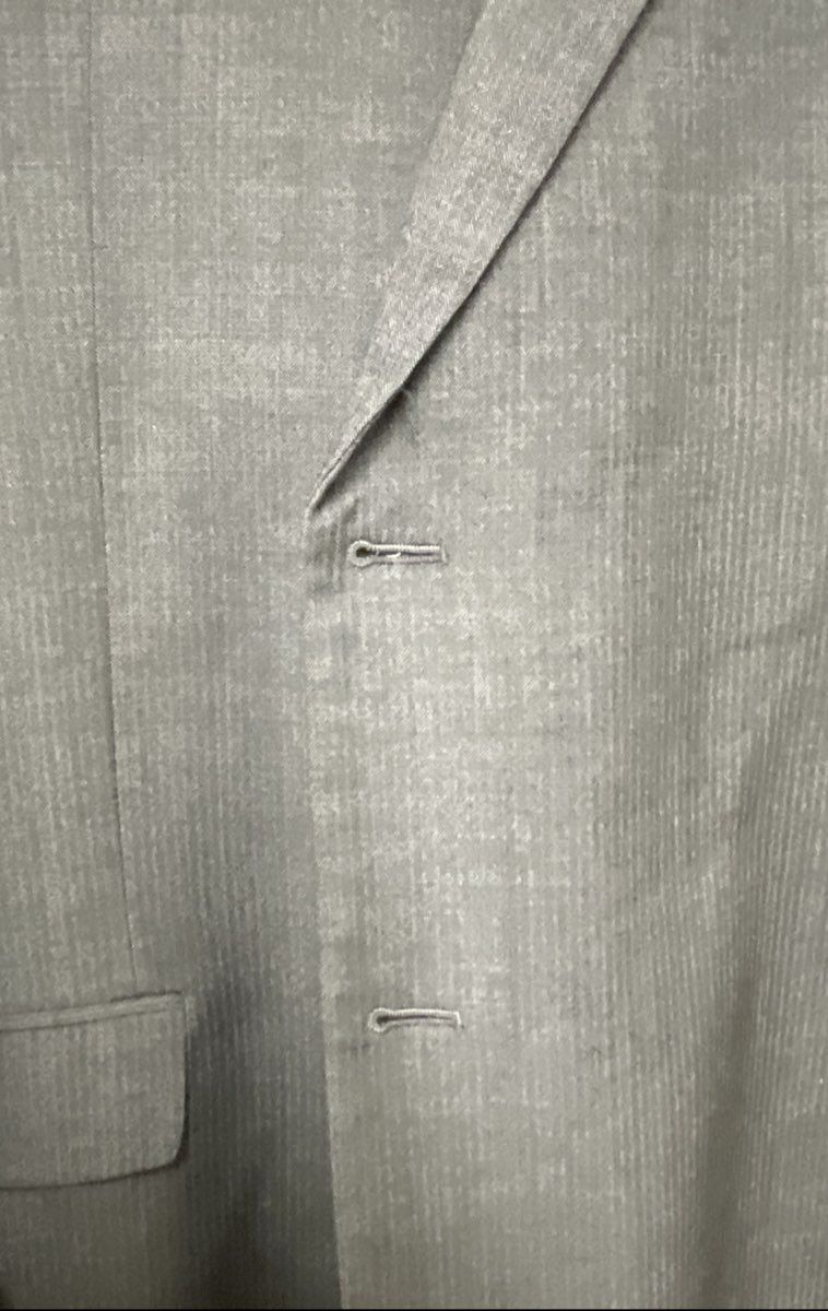 Awearness Kenneth Cole Men's Gray Two-Piece Wool Blend Suit Sz 56 Long