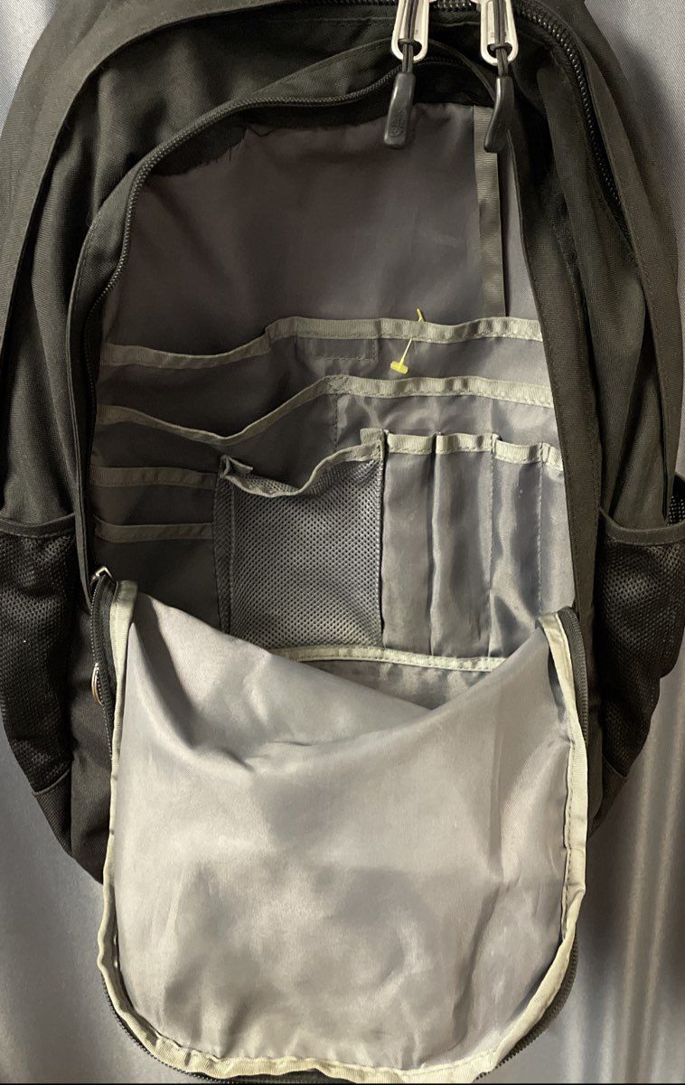 The North Face Black Jester Backpack Padded Laptop Sleeve Daypack