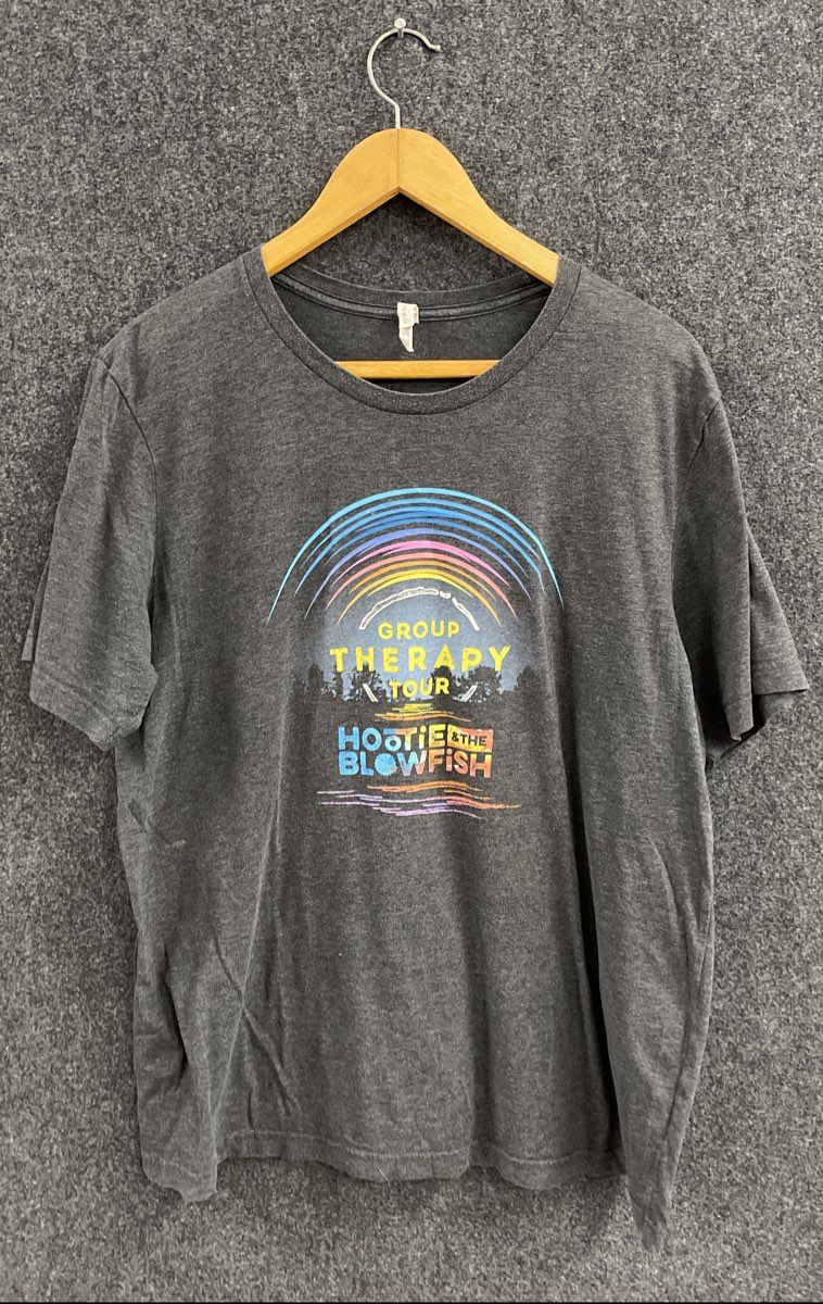 Hootie & the Blowfish 2019 Group Therapy Tour T-Shirt Sz 2XL