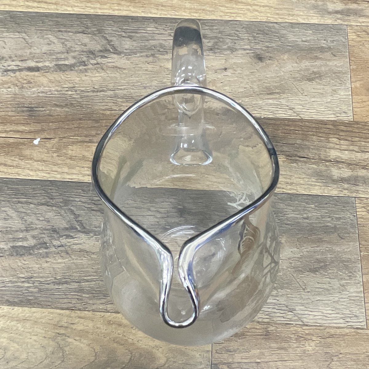 Vintage Silver City Cambridge Flanders Poppy Silver Overlay Water Pitcher 10"x6"