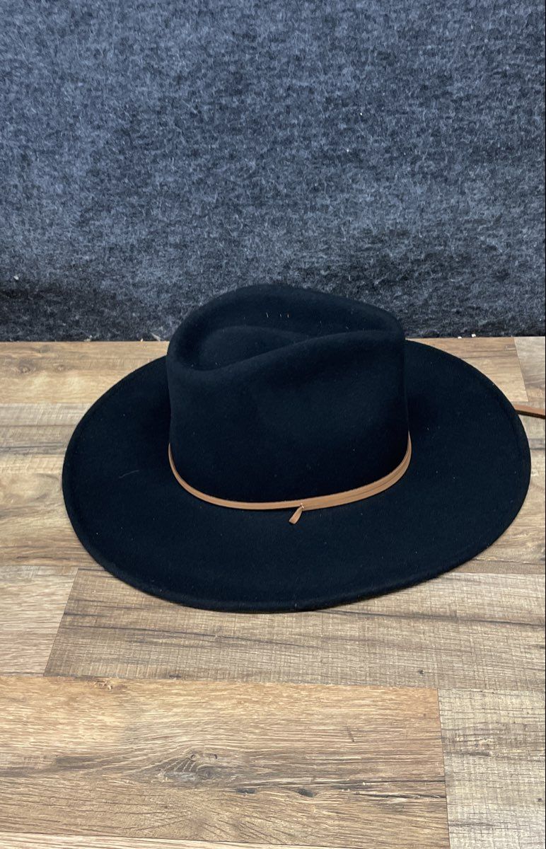 Bailey Men's Joe Eder Black LiteFelt Wool Packable Cowboy Hat Made in USA Sz S