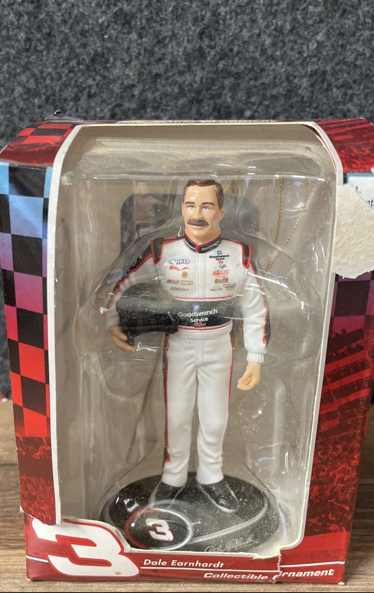 2004 NASCAR Rusty Wallace & Dale Earnhardt Collectible Ornament Lot