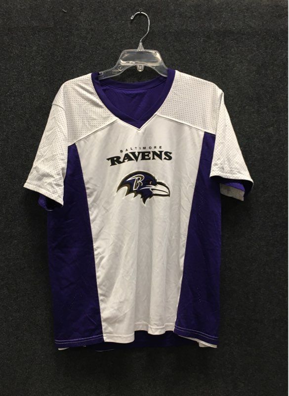 Augusta Sportswear Men's Baltimore Ravens Reversible NFL FLAG Jersey Purple M