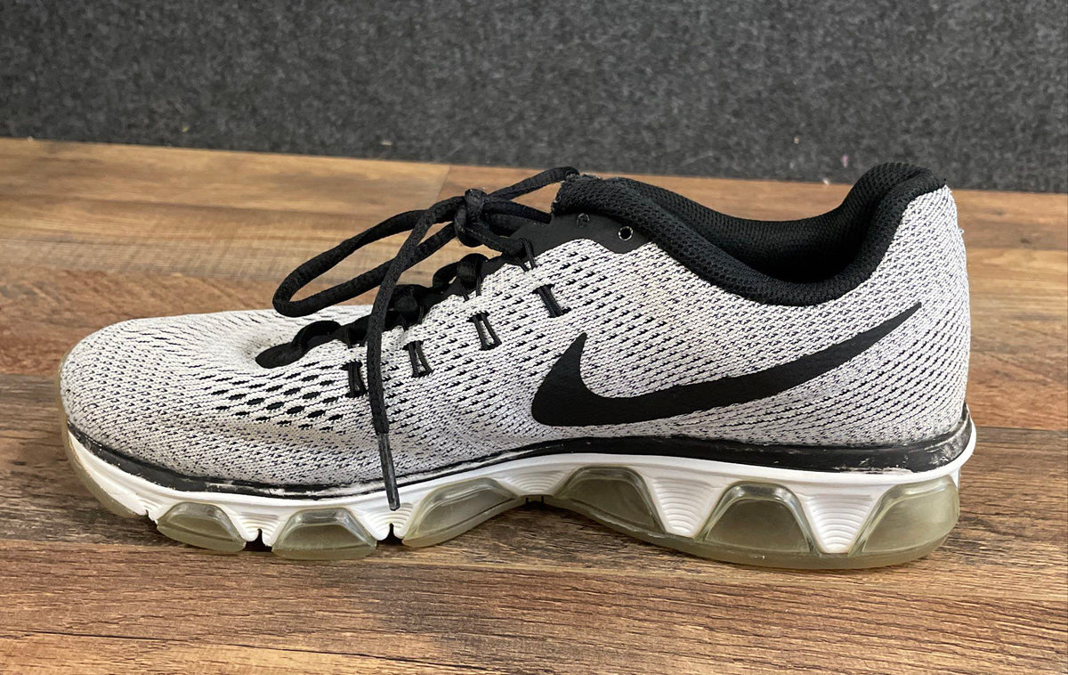 Nike Air Max Tailwind 8 White Black Running Shoes Size 8