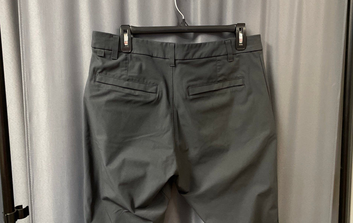 Lululemon Men's Commission Slim Fit Pants Gray Warpstreme Technical Sz 34