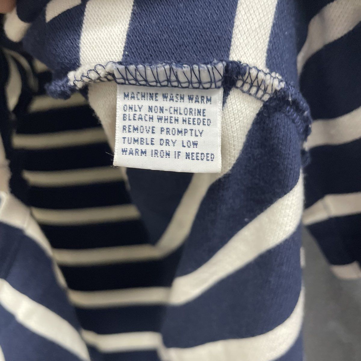 Polo Ralph Lauren Men's Navy White Striped Custom Fit Polo Shirt Sz M Green Pony