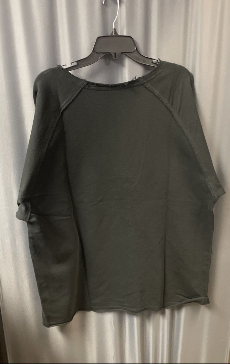 Gymshark Men's Black Lifting Club Oversized Short Sleeve Sweatshirt Sz XXL NWOT