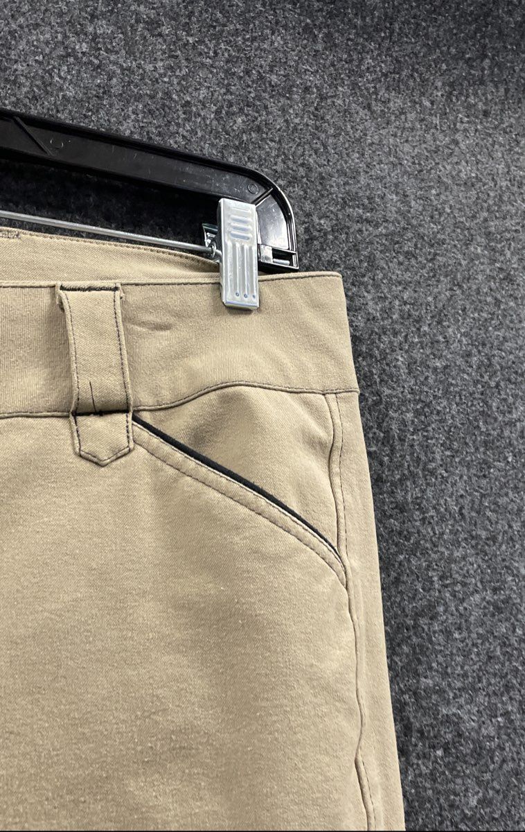 SmartPak Piper Women's Tan Brown Knee Patch Equestrian Riding Breeches Sz 28R