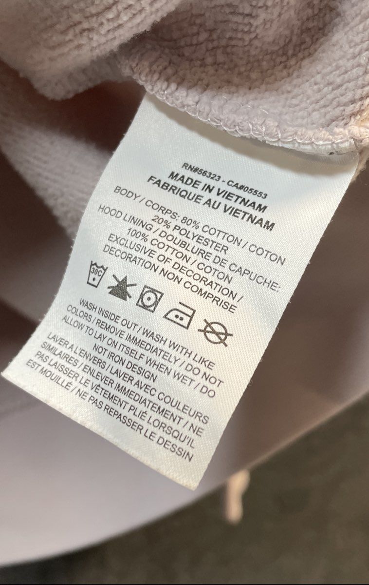 Nike Women's Sportswear Club Fleece Pullover Hoodie Pale Pink Sz M