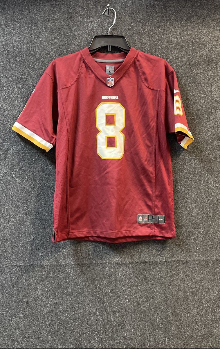Nike Youth Washington Redskins Kirk Cousins #8 Football Jersey Burgundy Sz L