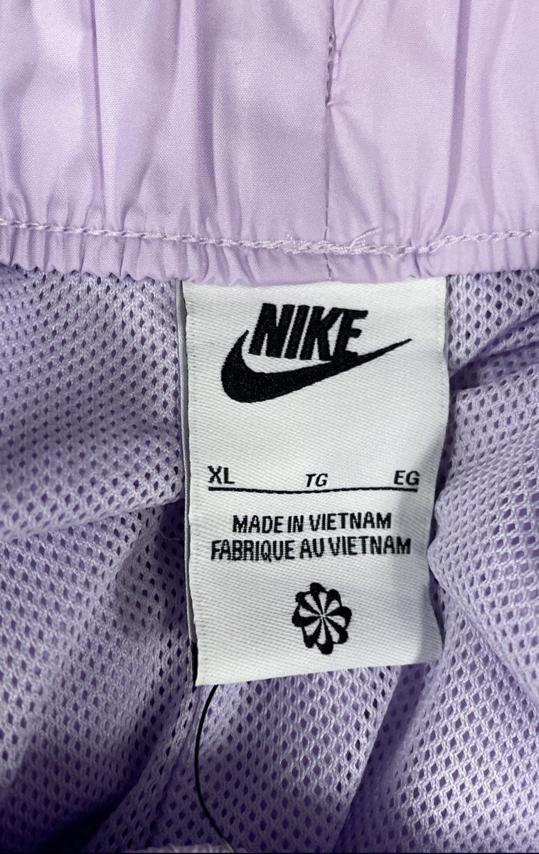 Nike Women's Lavender Mesh Lined Recycled Athletic Shorts NWT Sz XL