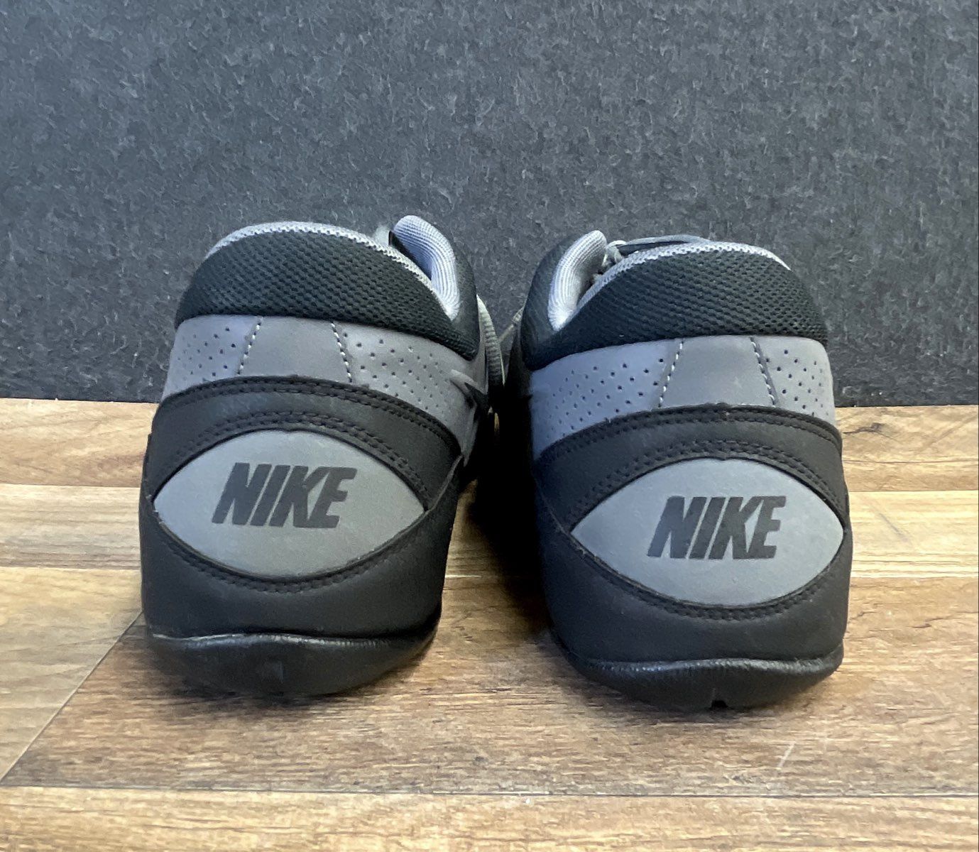 Nike Air Ring Leader Low Cool Grey Black Basketball Shoes Size 9