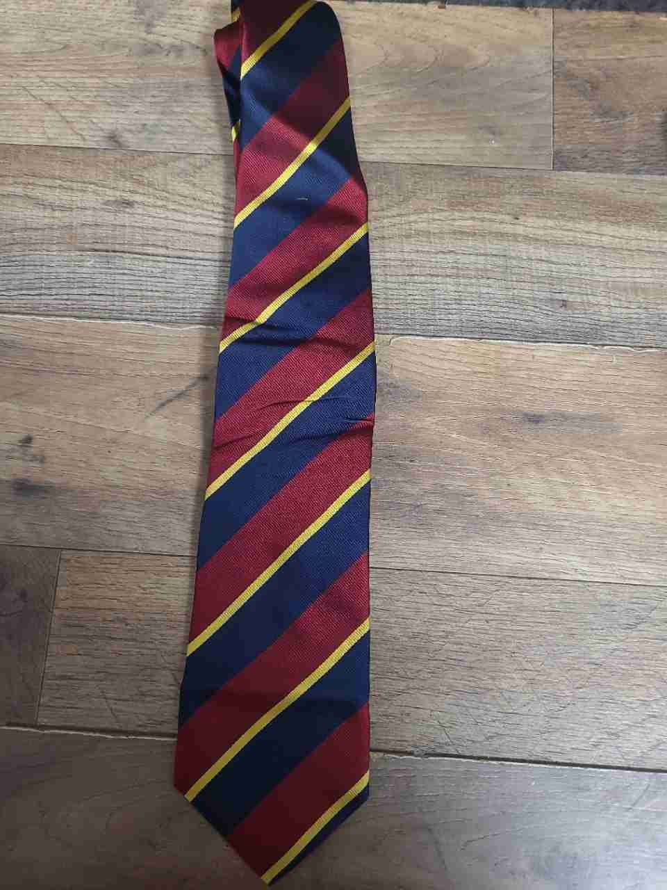 Burberrys Lands' End Men's Silk Tie Lot 3 Vintage 90s Striped Geometric