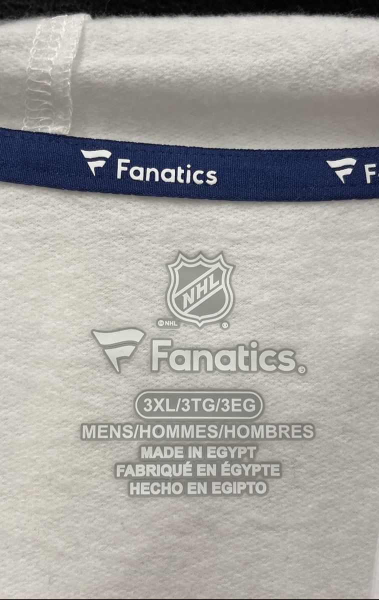 Fanatics Men's Tampa Bay Lightning NHL Colorblock Hoodie Sz 3XL NWT