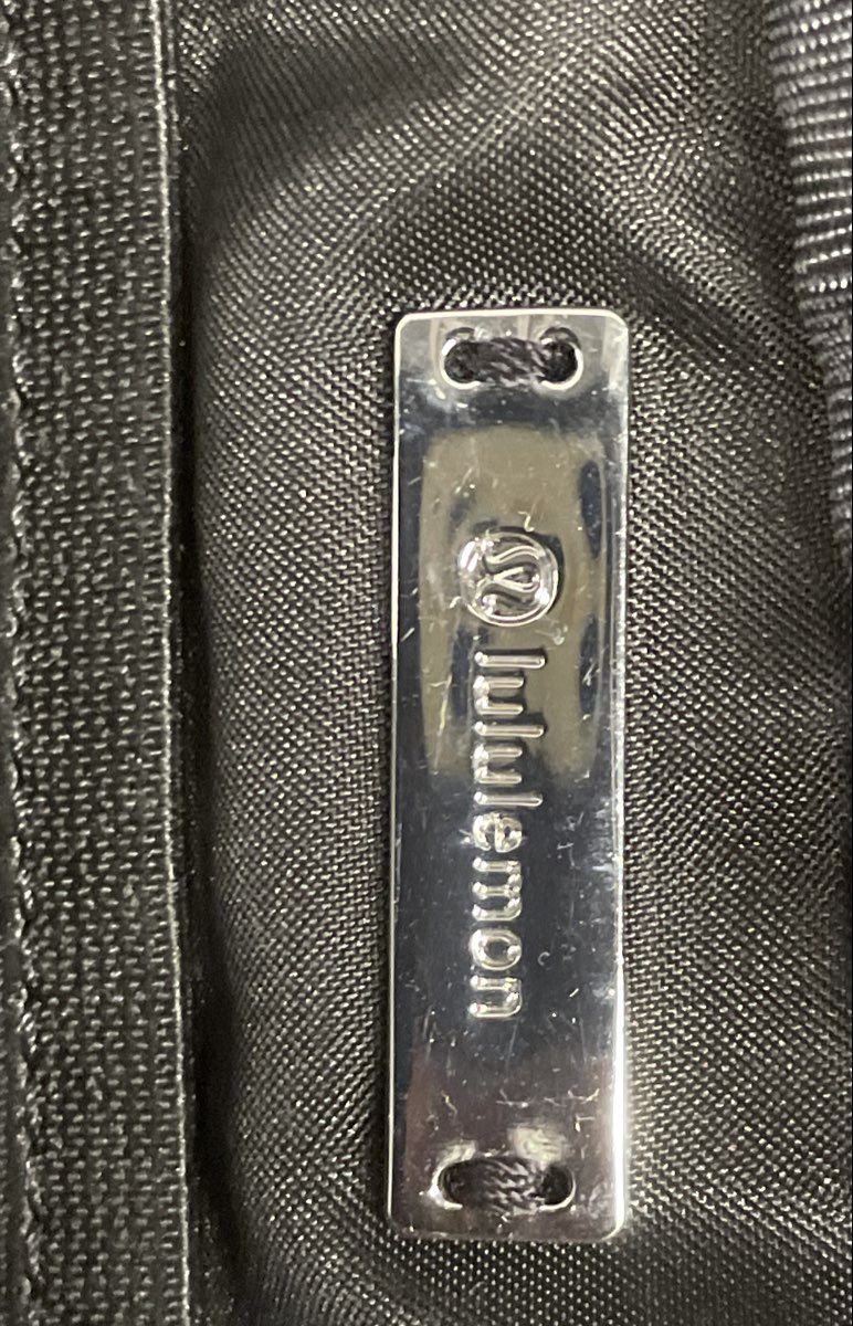 Lululemon Black Fleece Sherpa Everywhere Belt Bag 1L Pouch Silver Hardware