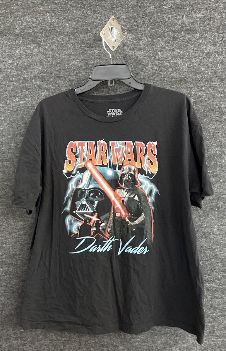 Star Wars Darth Vader Graphic T-Shirt Reprint Mad Engine Sz XL