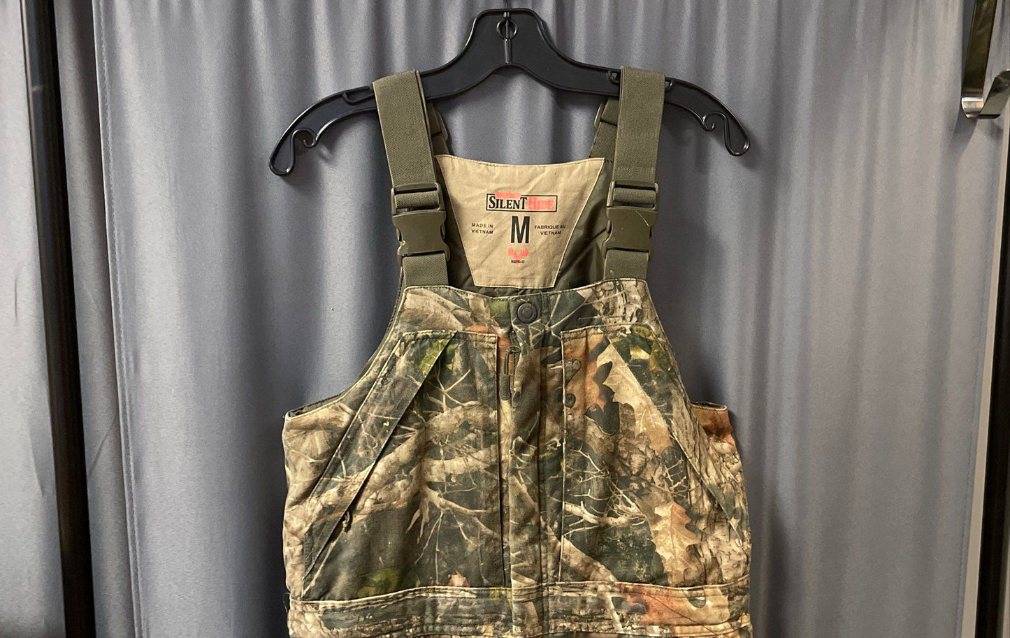 Redhead Men's Silent Hide Insulated Camo Hunting Overalls Bibs True Timber Sz M