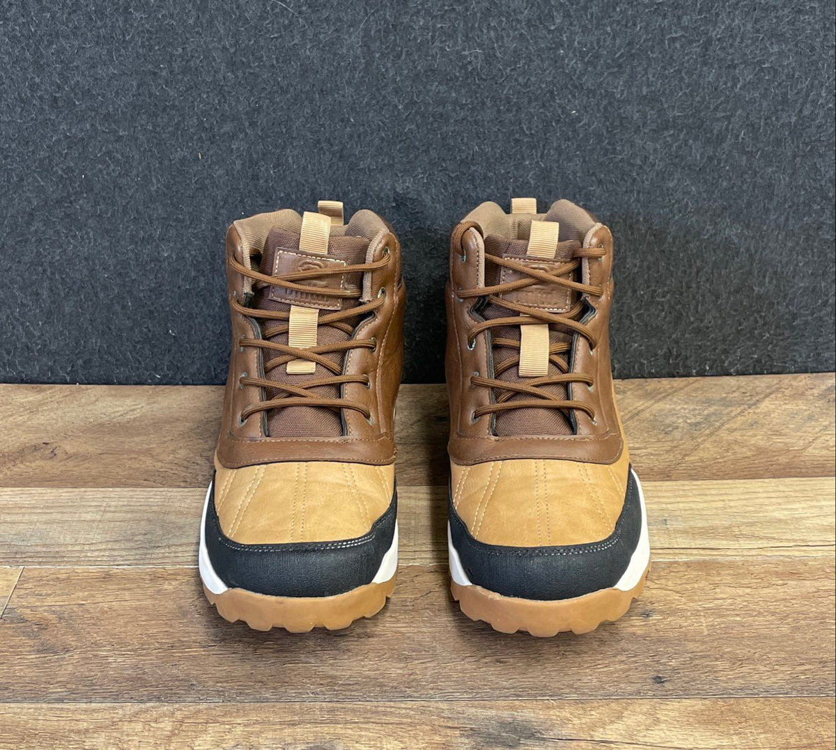 Ecko Unltd Lance-15M Brown Tan Black High Top Sneakers Men's Size 10