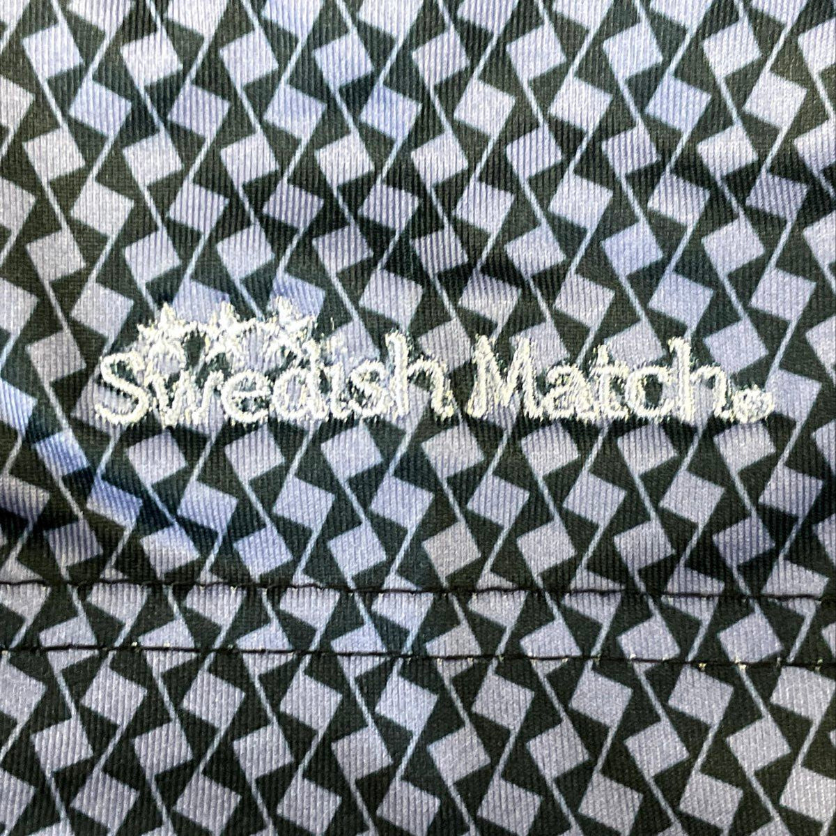 Cutter & Buck Men's Blue Diamond Print Polo Swedish Match Embroidery Sz XXXL