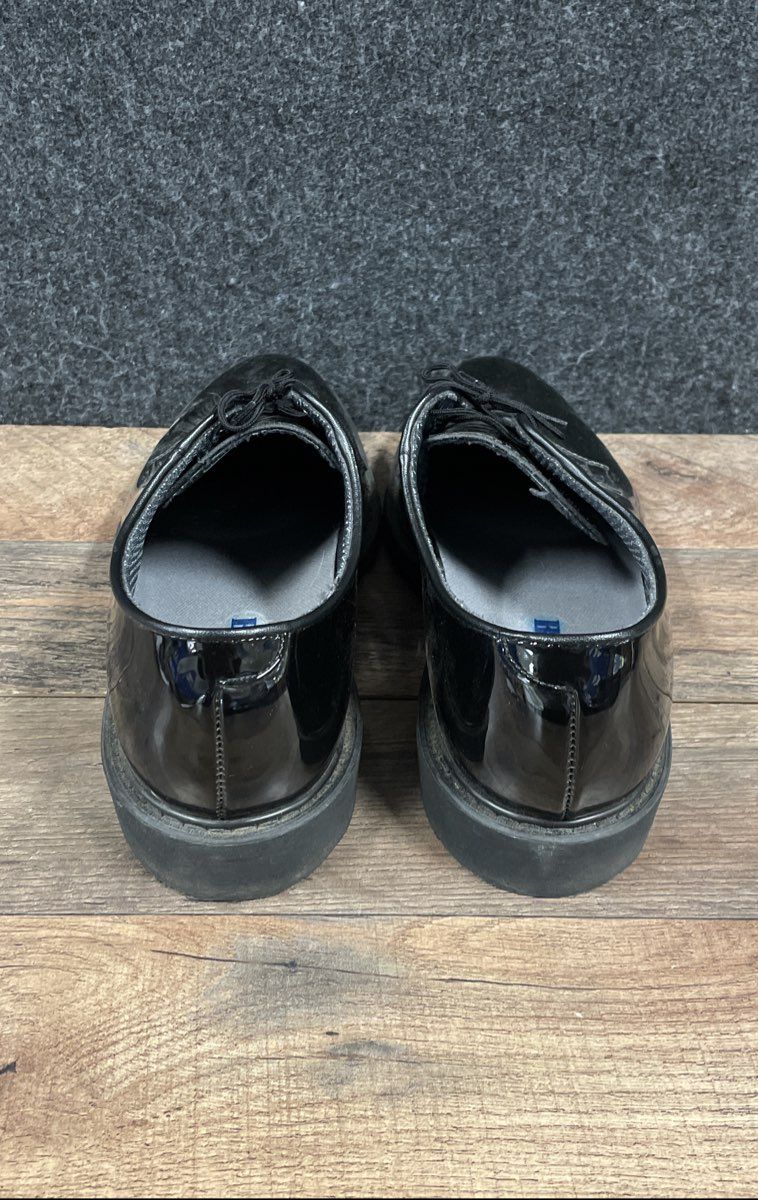 Bates Military Police High Gloss Black Uniform Oxford Shoes Men's Size 10D