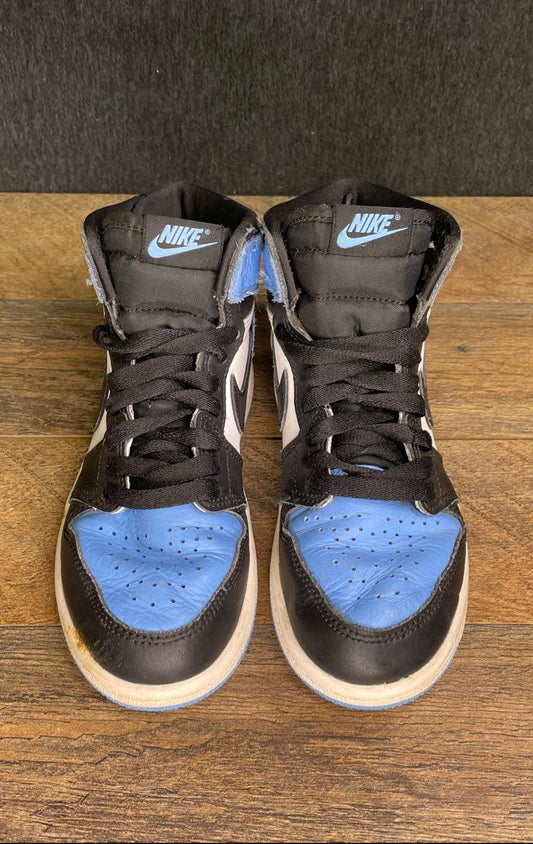 Boy's Nike Air Jordan 1 Retro High OG Blue/black Sneaker Size 1.5
