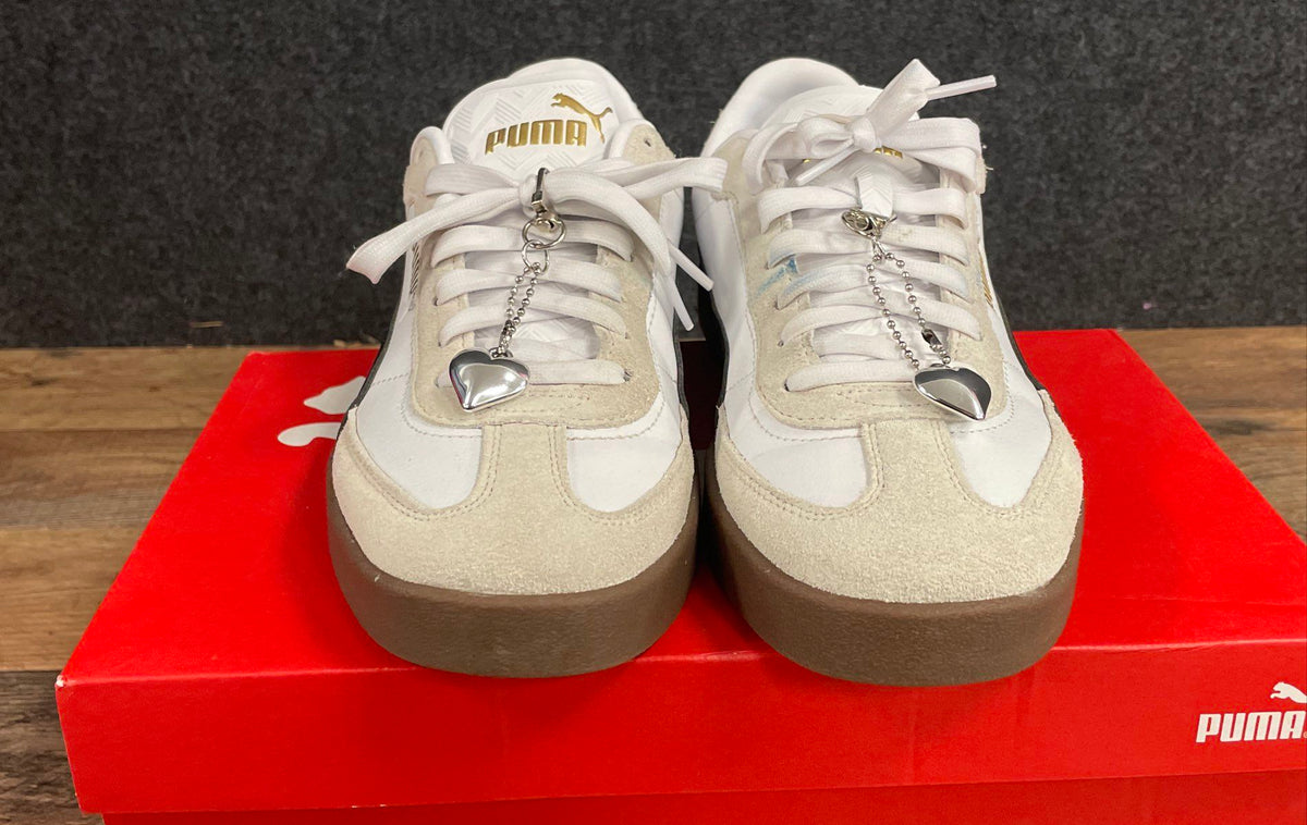 Puma Club II Era White Black Gum Lifestyle Sneakers Men's Size 9 IOB