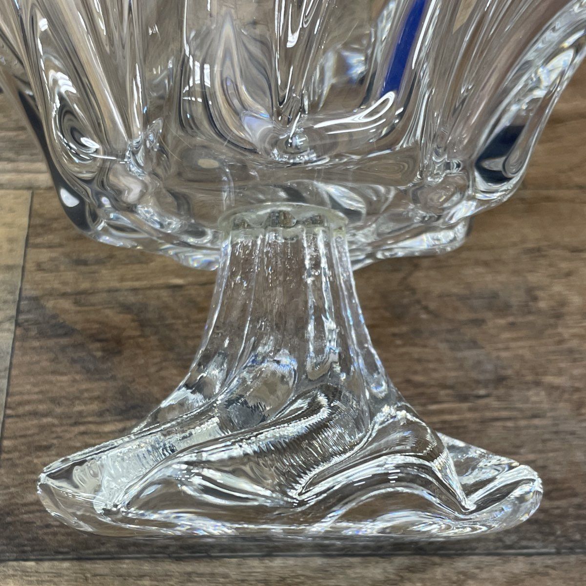 Vintage-Mikasa-Style Footed Crystal Dish