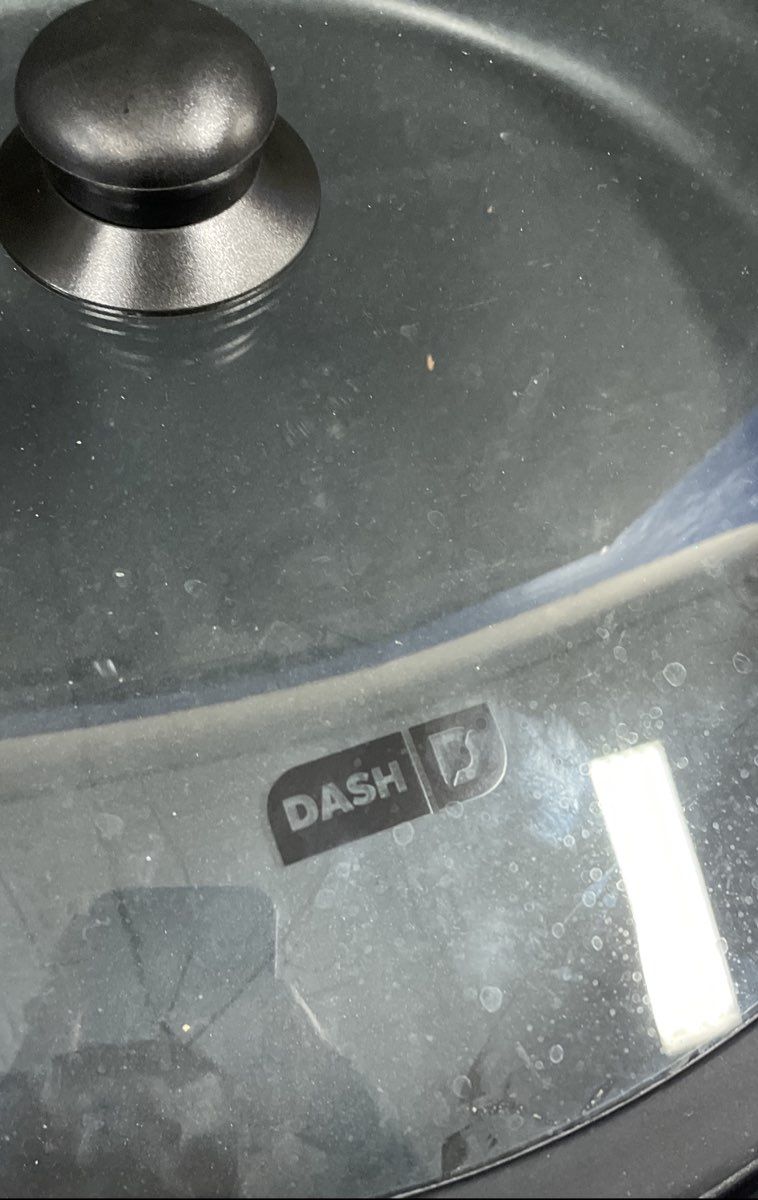 Dash DRG214AQ Family Size Electric Skillet 1400W Aqua Blue w/ Lid & Cord