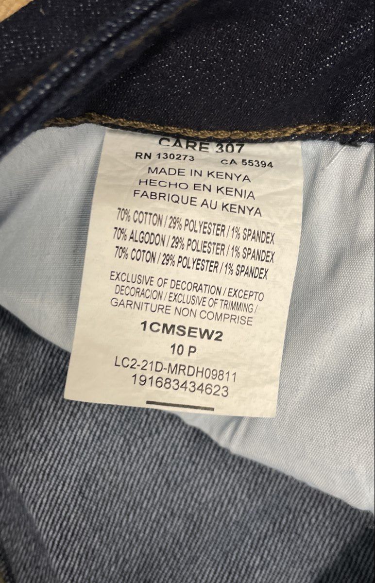 Lee Women's Jeans Deep Indigo Regular Fit Straight Leg Mid Rise NWT Sz 10P