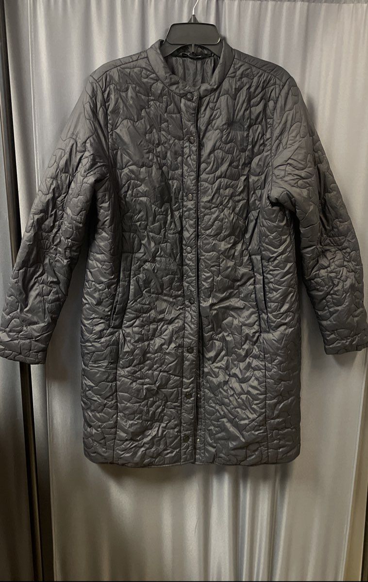 The North Face Women's Black Quilted Insulated Parka Jacket Sz L