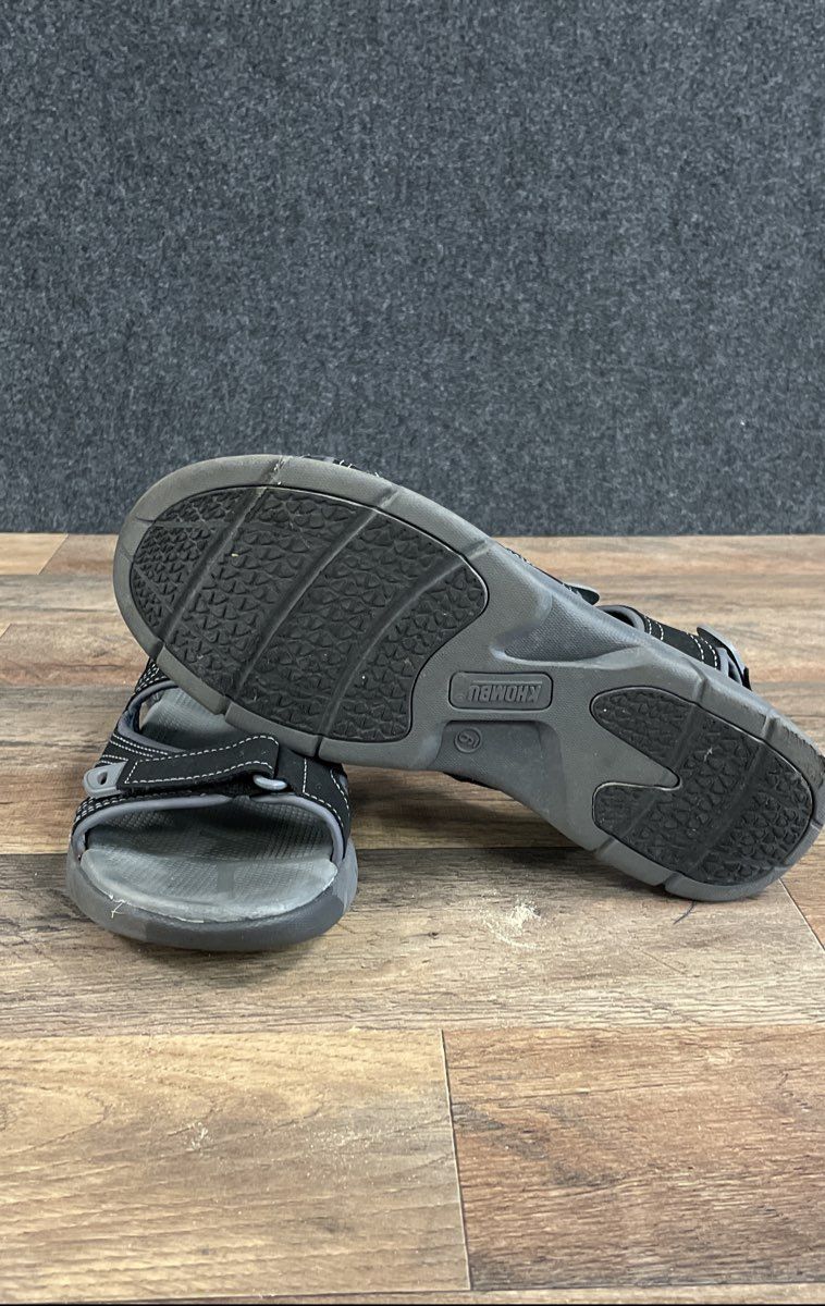 Khombu Evelyn Black Grey Women's Athletic Hiking Strappy Sandals Size 9M