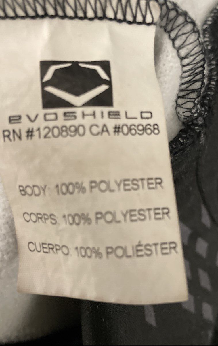 EvoShield Men's Competitive Edge Baseball Hoodie Black Geometric Pattern Sz 2XL