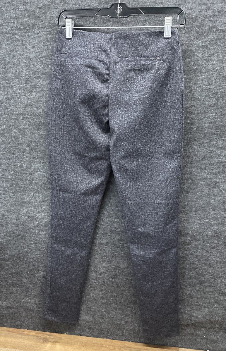 Calvin Klein Women's Gray Heathered Stretch Slim Tapered Ankle Pants NWT Sz 4