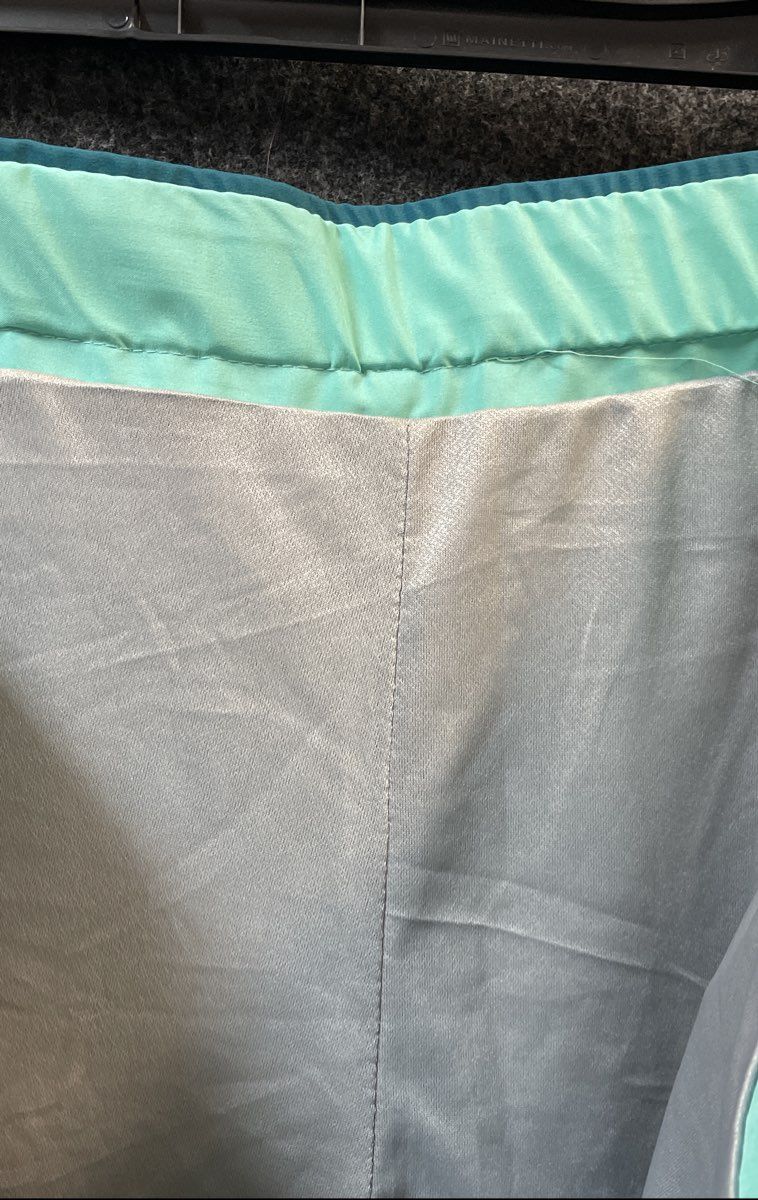 Zeroxposur Men's Swim Trunks Board Shorts Teal Tropical Leaf Striped XL NWT