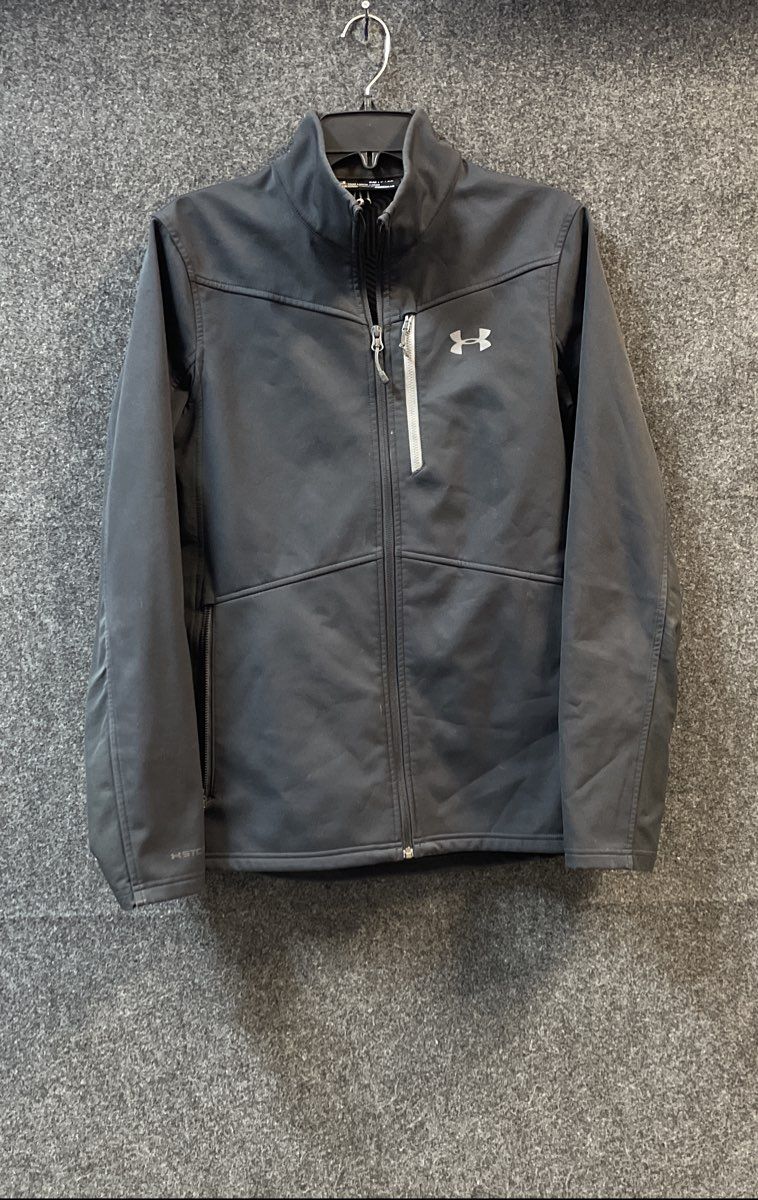 Under Armour Men's Black ColdGear Infrared Storm Fitted Full Zip Jacket Sz S