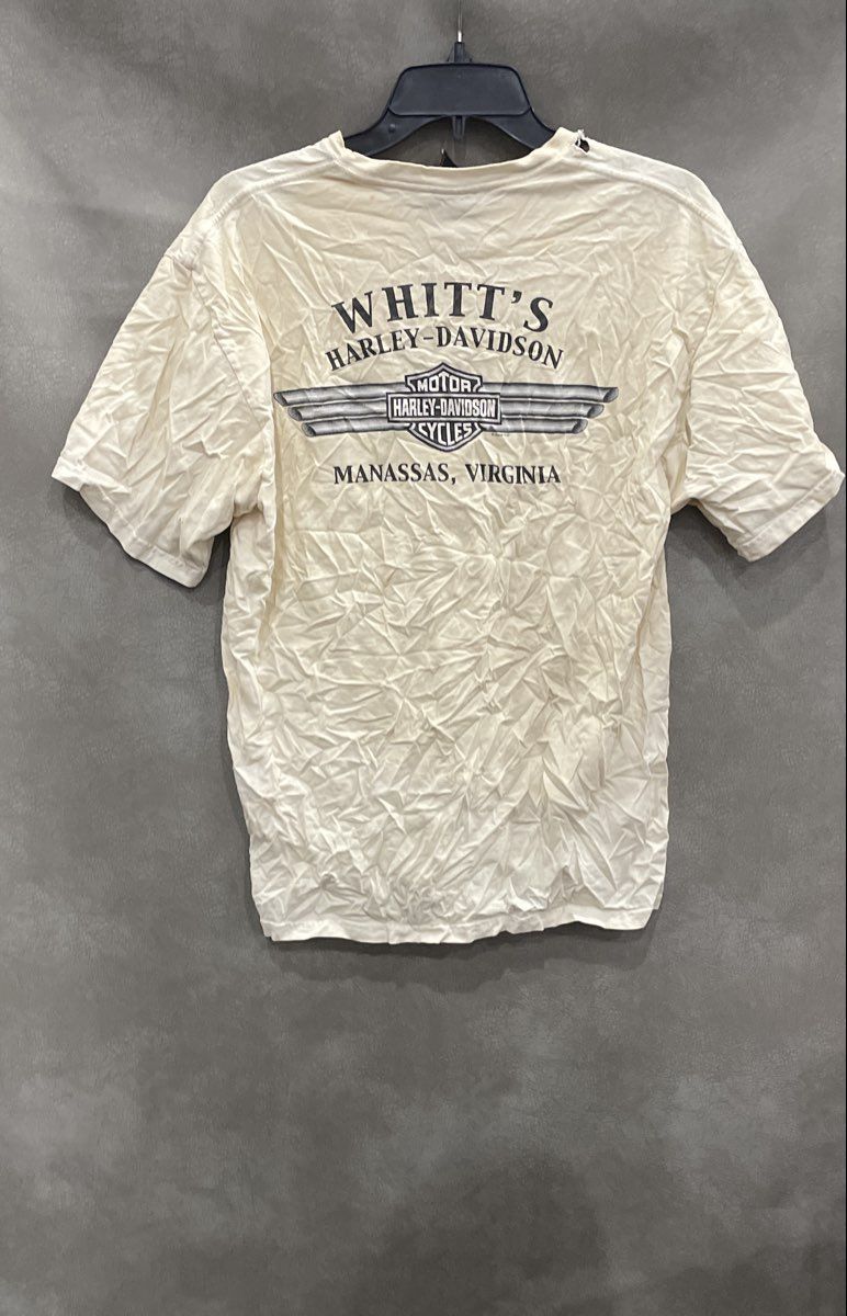 Vintage 2004 Harley-Davidson Whitt's Manassas VA Bar & Shield T-Shirt Sz L