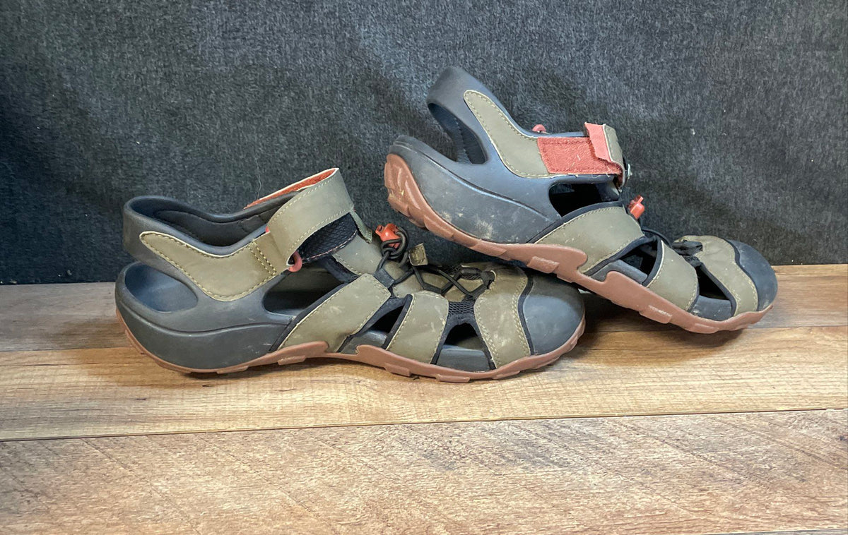 Teva Outflow CT Olive Green Black Waterproof Hiking Sport Sandals Size 11