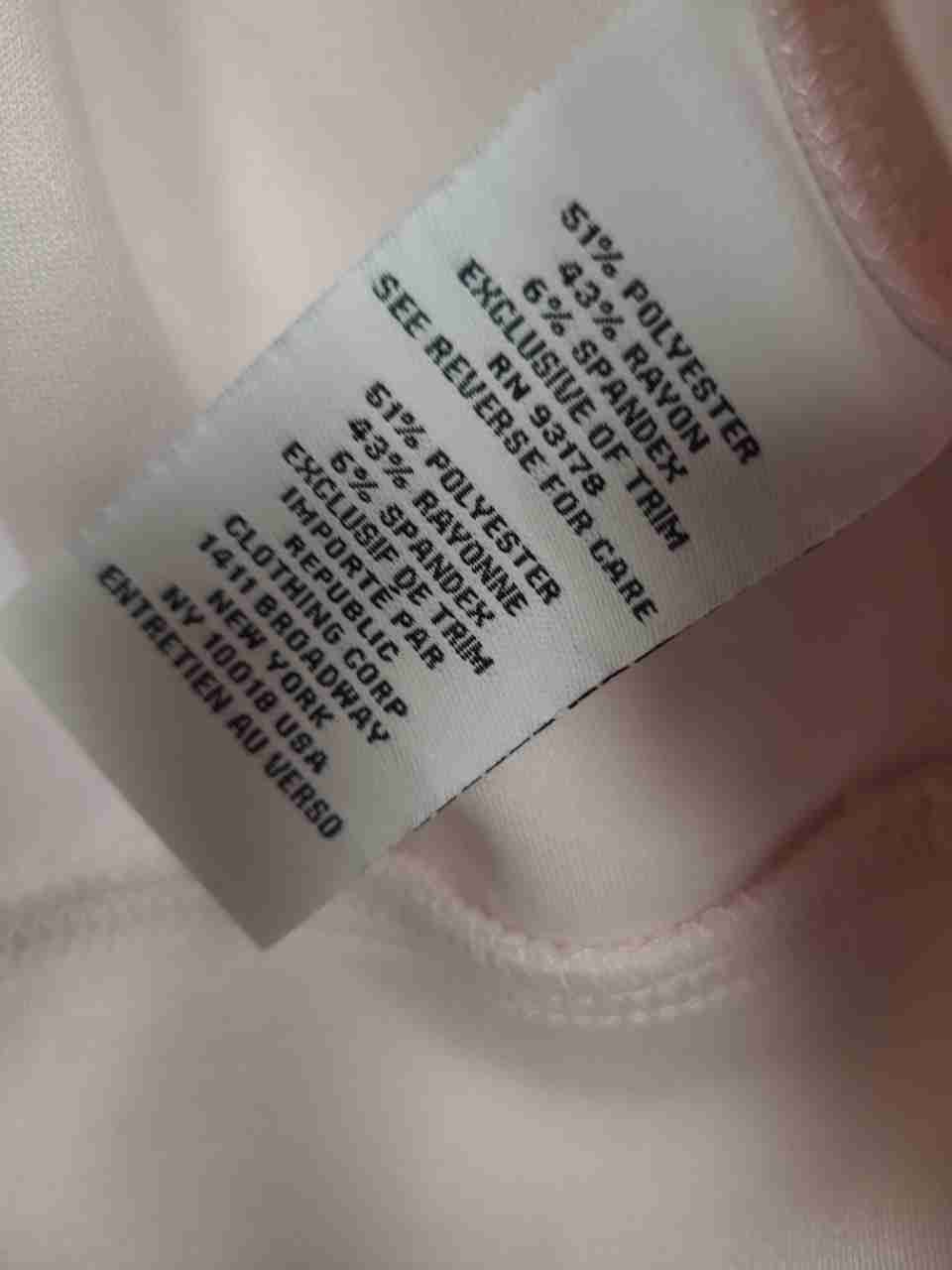 Magaschoni Women's Light Pink Shoulder Bow Puff Sleeve Pullover Sweatshirt Sz M