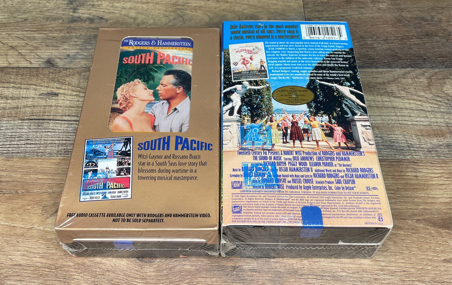Vintage Rodgers & Hammerstein South Pacific The Sound of Music VHS Lot Sealed