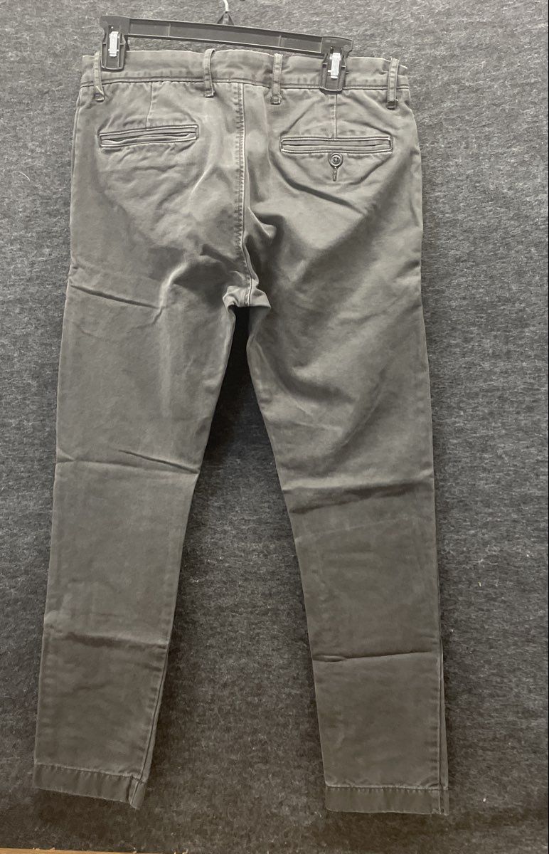 J.Crew Men's Charcoal Gray 484 Broken-In Slim Chino Pants 34x32