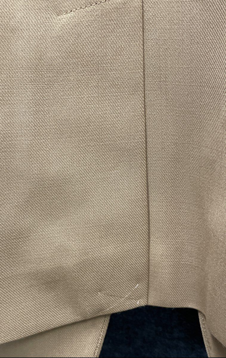 Banana Republic Women's Camel Tan Wool Double Breasted Blazer Crest Sz 20 NWT