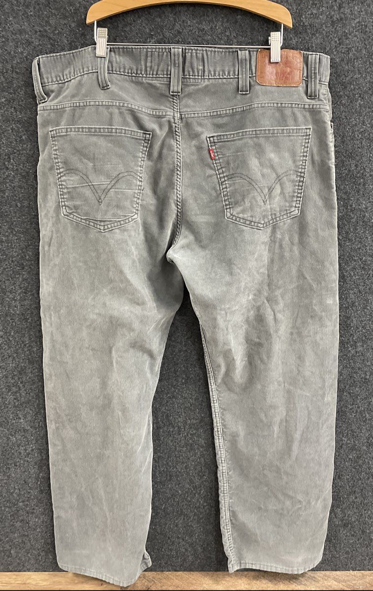 Levi's Men's 549 Low Loose Gray Corduroy Pants Y2K Size 40x30
