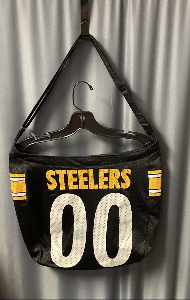 Pro-FAN-ity by Littlearth Pittsburgh Steelers Black Jersey Mesh Shoulder Bag
