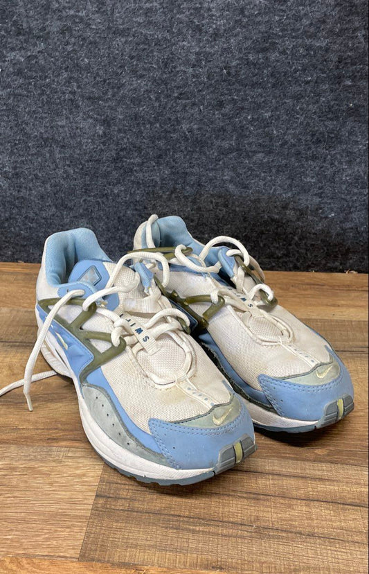 Vintage 2002 Nike Air Max Swift RN6 White Blue Running Shoes Women's Size 8