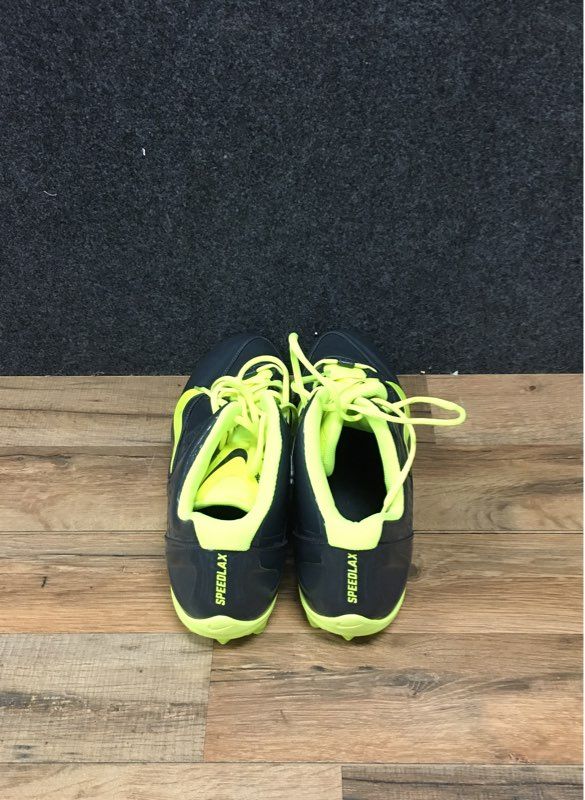 Nike Speedlax 4 Dark Grey Volt Lacrosse Cleats Men's Size 13